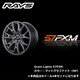 gram LIGHTS 57FXMシリーズ 19×9 1/2J FACE：FACE-2 INSET：32（53） H/P.C.D.：5/114.3 DRILL：Φ29-Φ13 BORE：Φ73.1 カラー：マットグラファイト（MF） （ホイール4本セット：受注生産品）