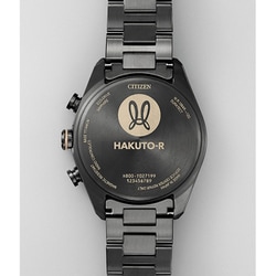 シチズンアテッサ　ソーラー電波時計　HAKUTO-Rコラボ　AT8185-71E ATTESA HAKUTO-R Black Dial Super Titanium Bracelet AT8185