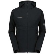 マクン ソフトシェル フーデット ジャケット アジアンフィット メン Macun SO Hooded Jacket AF Men 1011-00791 0001 black XSサイズ(日本：Sサイズ) [アウトドア ソフトシェルジャケット メンズ]