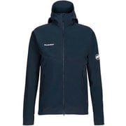 マクン ソフトシェル フーデット ジャケット アジアンフィット メン Macun SO Hooded Jacket AF Men 1011-00791 5118 marine Lサイズ(日本：XLサイズ) [アウトドア ソフトシェルジャケット メンズ]