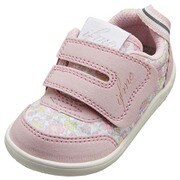IFME CALIN 花柄ベビーシューズ 22-0123 ピンク 15cm [ベビー シューズ]