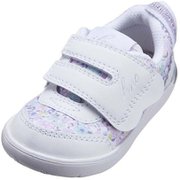 IFME CALIN 花柄ベビーシューズ 22-0123 ホワイト 14cm [ベビー シューズ]