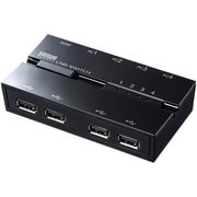 USB切替器 4台のパソコンで4台のUSB2.0機器を切り替え マグネット固定可能 切替先確認LEDランプ付き Windows/Mac対応 手動切替 SW-US44HMG