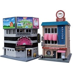 317869 塗装済簡易組み立てキット 1/150 建コレ 169 ミニシアター・コーヒーショップ [鉄道模型用レイアウト用品]