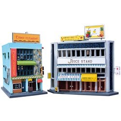317883 塗装済簡易組み立てキット 1/150 建コレ 171 エスニック料理屋・ジューススタンド [鉄道模型用レイアウト用品]