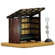 302995 塗装済簡易組み立てキット 1/80 情景小物80 待合室A ～バス停・猫屋線～ [鉄道模型用レイアウト用品]