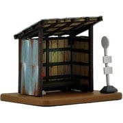 318194 塗装済簡易組み立てキット 1/80 情景小物80 待合室B ～バス停・猫屋線～ [鉄道模型用レイアウト用品]