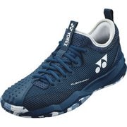 SHTF4MGC [YONEX ヨネックス テニス シューズ パワークッション フュージョンレブ4 メン GC ネイビー×アイスブルー 26.0cm]