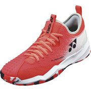 SHTF4MGC [YONEX ヨネックス テニス シューズ パワークッション フュージョンレブ4 メン GC レッド×ホワイト 27.5cm]