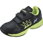 SHTJRGC [YONEX ヨネックス テニス シューズ パワークッションジュニア GC ブラック×ライムグリーン 19.0cm]
