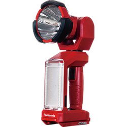 EZ37C6X-R [工事用充電LEDスポットワイドライト（赤）（電池パック・充電器：別売）]