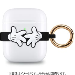 AirPods用 シリコンバンド ミッキーマウス PG-DAPSSB01MKY