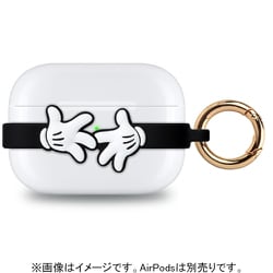 AirPods Pro用 シリコンバンド ミッキーマウス PG-DAPPSB01MKY