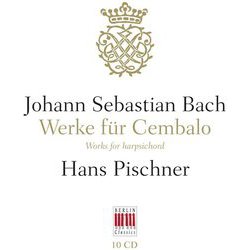 バッハ：ハープシコードのための作品集 10枚組 ピシュナー BC-0300570 [クラシックCD 輸入盤]