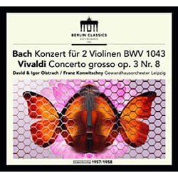 バッハ：2つのヴァイオリンのための協奏曲 オイストラフ BC-0300841 [クラシックCD 輸入盤]