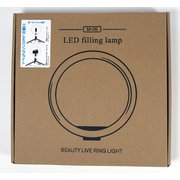 撮影用LEDリングライト デジカメ用雲台付き 外径260mm FPUL-26S