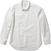 ロングスリーブスマートブロードボックスシャツ LONG SLEEVE SMART BROAD BOX SHIRT MU61302 ホワイト(W) Lサイズ [アウトドア シャツ ユニセックス]