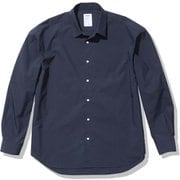 ロングスリーブスマートブロードボックスシャツ LONG SLEEVE SMART BROAD BOX SHIRT MU61302 ネイビー(N) XLサイズ [アウトドア シャツ ユニセックス]