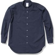 ロングスリーブスマートブロードビッグシャツ LONG SLEEVE SMART BROAD BIG SHIRT MU61303 ネイビー(N) Sサイズ [アウトドア シャツ ユニセックス]