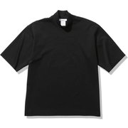 スムースコンフォート ハーフスリーブモックネック HALF SLEEVE MOCKNECK MU11312 ブラック(K) Lサイズ [アウトドア カットソー ユニセックス]