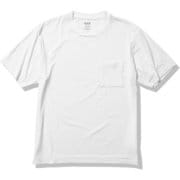 ファインドライ ショートスリーブポケットクルー SHORT SLEEVE POCKET CREW MX11308 ホワイト(W) Sサイズ [アウトドア カットソー メンズ]