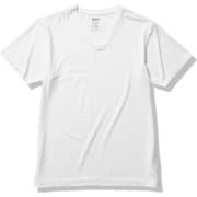 ファインドライ ショートスリーブVネック SHORT SLEEVE V-NECK MX11310 ホワイト(W) Lサイズ [アウトドア カットソー メンズ]