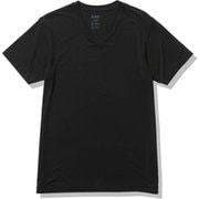 ファインドライ ショートスリーブVネック SHORT SLEEVE V-NECK MX11310 ブラック(K) Lサイズ [アウトドア カットソー メンズ]