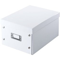 組み立て式DVD BOX ホワイト FCD-MT4WN
