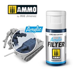 AMO-0803 アクリルフィルター ダークブルー [プラモデル用塗料]
