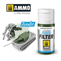 AMO-0815 アクリルフィルター グリーンブラック [プラモデル用塗料]