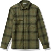 ドーンダー ロングスリーブ フランネルシャツプラッド M DAWNDER LS FLANN IR62101 ローデン(LD) Lサイズ [アウトドア カットソー メンズ]