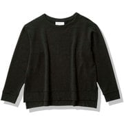リアルフリース ロングスリーブクルー W REAL FLEECE LS CREWE IAW52002 ブラック(K) Mサイズ [アウトドア フリース レディース]