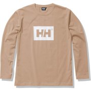 ロングスリーブロゴティー L/S Logo Tee HE32170 パインバーク(PI) XLサイズ [アウトドア カットソー メンズ]