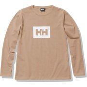 ロングスリーブロゴティー L/S Logo Tee HE32170 パインバーク(PI) WMサイズ [アウトドア カットソー レディース]