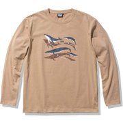 ロングスリーブホエールティー LS WHALE TEE HE32164 パインバーク(PI) Mサイズ [アウトドア カットソー メンズ]