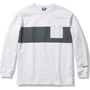 ロングスリーブボーダーティー L/S Border Tee HE32069 FG XLサイズ [アウトドア カットソー メンズ]