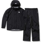 ヘリーレインスーツ Helly Rain Suit HOE12150 ブラックオーシャン(KO) WSサイズ [アウトドア レインウェア上下セット レディース]