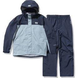 ヨドバシ Com ヘリーハンセン Helly Hansen ヘリーレインスーツ Helly Rain Suit Hoe グレイシャーブルー ヘリーブルー Gh Sサイズ アウトドア レインウェア上下セット メンズ 通販 全品無料配達