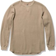 ロングスリーブエアーフレッシュワッフルクルー L/S Airfresh Waffle Crew HOE32166 ウェットロープ(WR) Lサイズ [アウトドア カットソー メンズ]