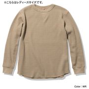 ロングスリーブエアーフレッシュワッフルクルー L/S Airfresh Waffle Crew HOE32166 ウェットロープ(WR) WMサイズ [アウトドア カットソー レディース]