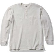 ロングスリーブエアーフレッシュワッフルヘンリーネック L/S Airfresh Waffle Henley Neck HOE32167 オフホワイト(OW) XLサイズ [アウトドア カットソー メンズ]