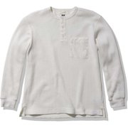 ロングスリーブエアーフレッシュワッフルヘンリーネック L/S Airfresh Waffle Henley Neck HOE32167 オフホワイト(OW) WLサイズ [アウトドア カットソー レディース]