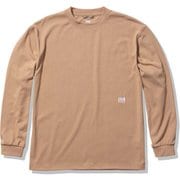 ロングスリーブ ワンポイントティー L/S One Point Tee HOE32069 パインバーク(PI) Lサイズ [アウトドア カットソー メンズ]