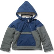 ヴォーゲンフリースプルオーバー K Vagen Fleece Pull Over HJ12153 ファーグリーン×トレンチブルー(FT) 110サイズ [アウトドア トップス キッズ]
