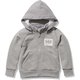 ロゴフルジップスウェットフーディー K Logo Full-zip Sweat Hoodie HJ32150 ミックスグレー(Z) 100サイズ [アウトドア スウェット キッズ]