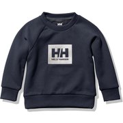 ロゴスウェットクルー K Logo Sweat Crew HJ32151 ディープネイビー(DN) 120サイズ [アウトドア スウェット キッズ]