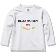 ロングスリーブロゴティー K L/S LOGO TEE HJ32156 ホワイト(W) 140サイズ [アウトドア トップス キッズ]
