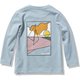 ロングスリーブランドスケープティー K L/S LANDSCAPE T HJ32154 グレイシャーブルー(GB) 120サイズ [アウトドア トップス キッズ]