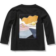 ロングスリーブランドスケープティー K L/S LANDSCAPE T HJ32154 ブラック(K) 120サイズ [アウトドア トップス キッズ]