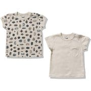 マイファーストHHプリントティーセット B My First HH Print Tee Set HB62151 ウッドプリント(I5) 70サイズ [アウトドア トップス キッズ]